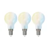 LUUMR Smart LED-dråbepære, sæt med 3, E14, 4,2W, mat, Tuya
