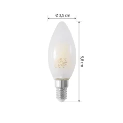 LUUMR Smart LED-kertepære E14 4,2 W mat CCT Tuya WLAN