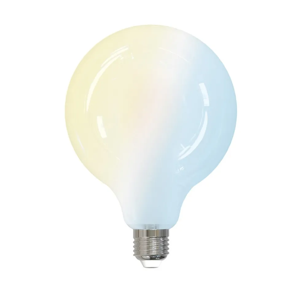 LUUMR Smart LED-pære 3 stk E27 G125 7W CCT mat Tuya