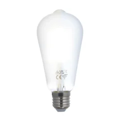 LUUMR Smart LED-pære, 2 stk, E27, ST64, 7W, mat, Tuya