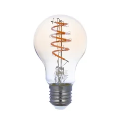 LUUMR Smart LED-pære A60 E27 ravfarvet 4,9 W Tuya WLAN