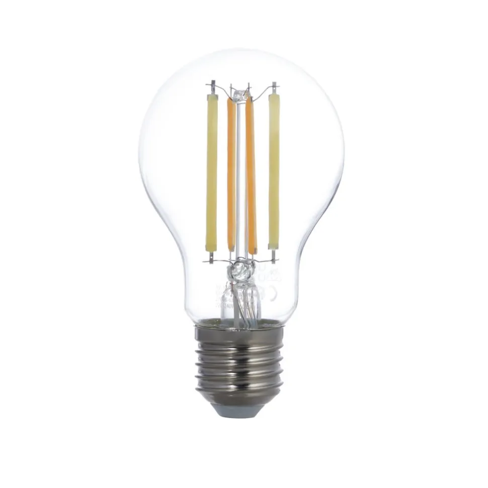 LUUMR Smart LED-pære E27 A60 7W klar ZigBee Hue Tuya
