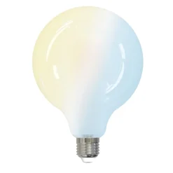 LUUMR Smart LED-pære mat E27 G125 7W Tuya WLAN CCT