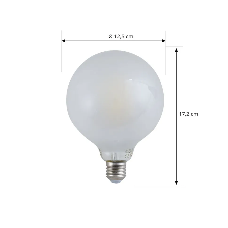 LUUMR Smart LED-pære mat E27 G125 7W Tuya WLAN CCT