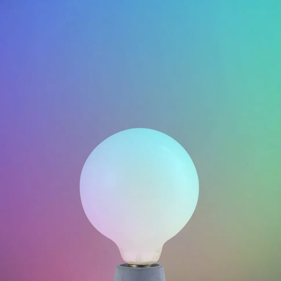LUUMR Smart LED-pære mat E27 G125 7W Tuya WLAN CCT