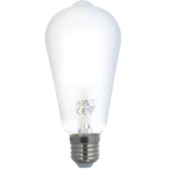 LUUMR Smart LED-pære mat E27 ST64 7W Tuya WLAN CCT