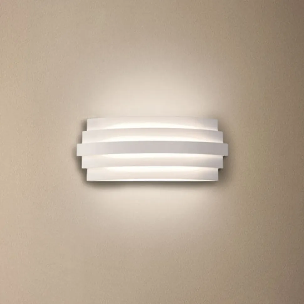 Luxur LED-væglampe, hvid
