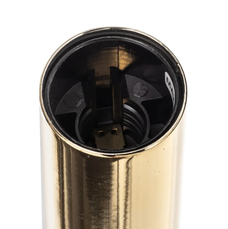 Lysekrone Ampli, sort/guld, 8 lyskilder