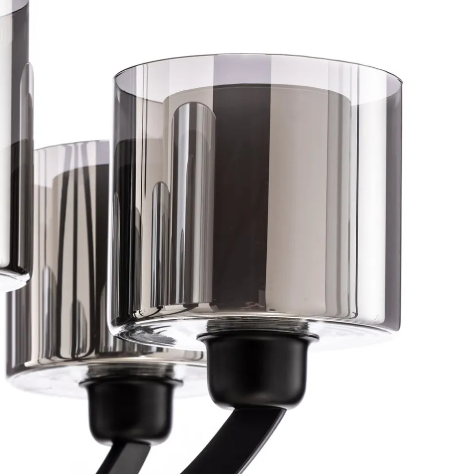 Lysekrone AV-7002-1876-6BSY med glasskærme
