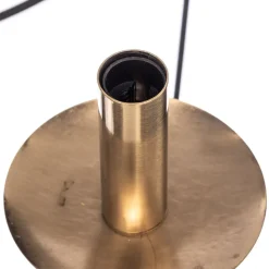 Lysekrone Dofa, messing antik/sort 6 lyskilder