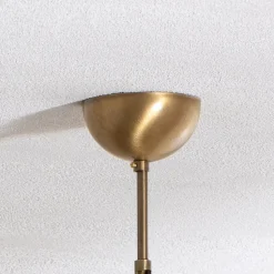 Lysekrone Elizabeth Ø80cm metal/krystal 8flg. antik guld