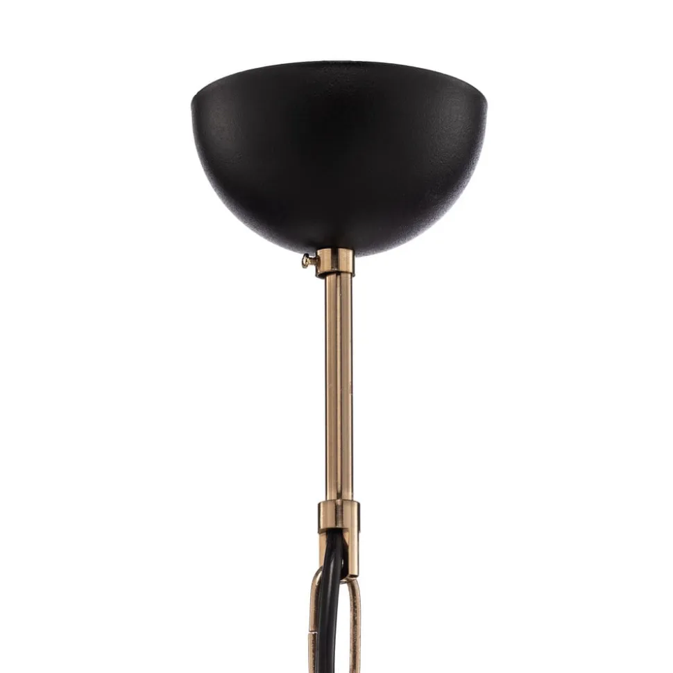Lysekrone Ferra, messing antik, 5 lyskilder