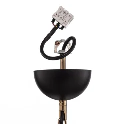 Lysekrone Ferra, messing antik, 5 lyskilder