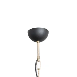 Lysekrone Ferra, messing antik, 8 lyskilder