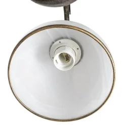 Lysekrone Korfu, 5 lyskilder, Ø 68 cm, antik guldfarve