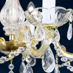 Lysekrone Marie Claire krystalglas 5 lyskilder