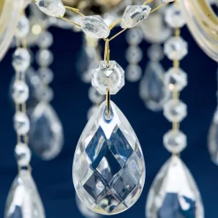 Lysekrone Marie Claire krystalglas 15-flammet
