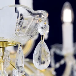 Lysekrone Marie Claire krystalglas 15-flammet