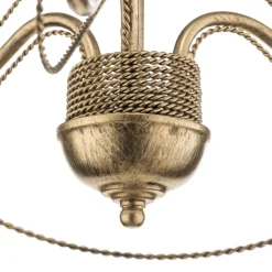 Lysekrone Tori 3, 3 lyskilder, guld