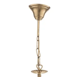 Lysekrone Tori 3, 3 lyskilder, guld