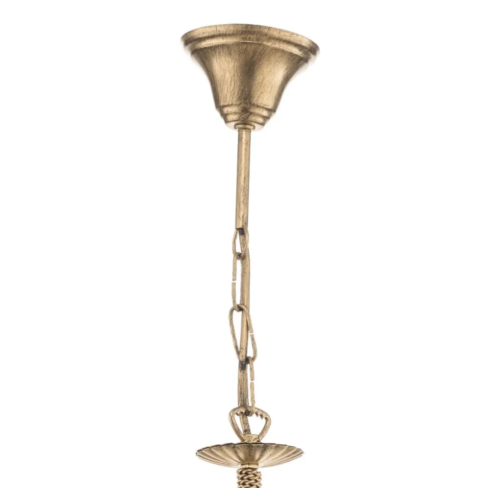 Lysekrone Tori 3, 3 lyskilder, guld