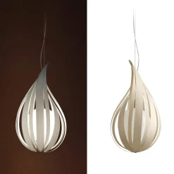 LZF Raindrop mini pendellampe, elfenben