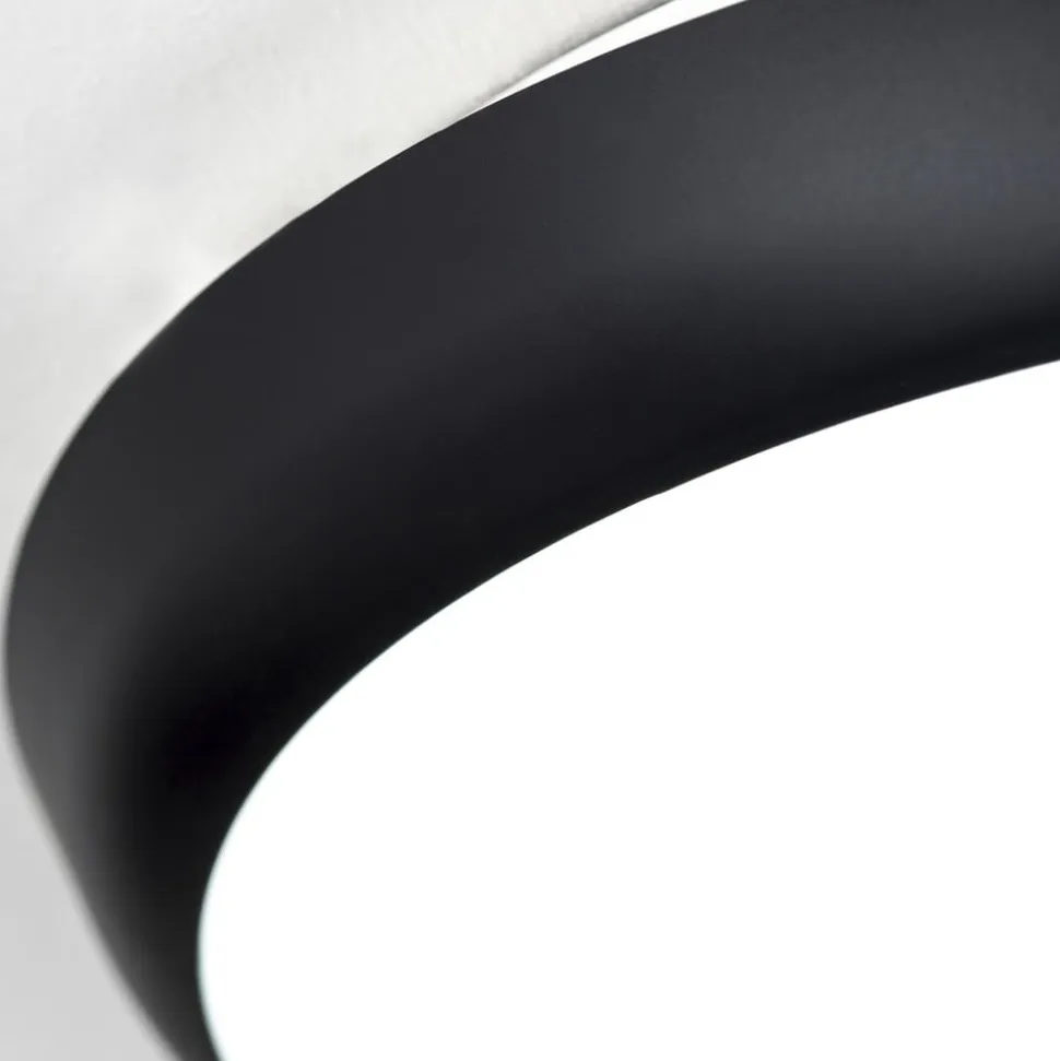 Maggy LED-loftlampe, Ø 25 cm, hvid, CCT, IP65, dekorative ringe