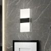 Magnetics LED-væglampe, sort, 22,5 cm høj