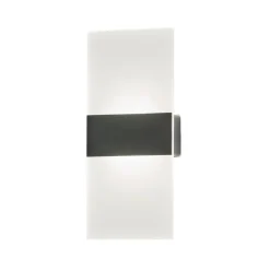 Magnetics LED-væglampe, sort, 22,5 cm høj