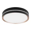 Manni LED-loftlampe, Ø 39 cm, sort/bronzefarvet, CCT
