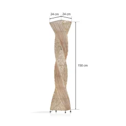 Marco gulvlampe, drejet, 150 cm