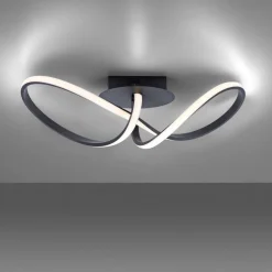 Maria LED-loftlampe, kan dæmpes, sort