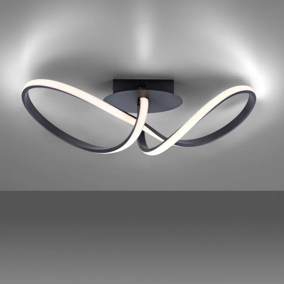 Maria LED-loftlampe, kan dæmpes, sort