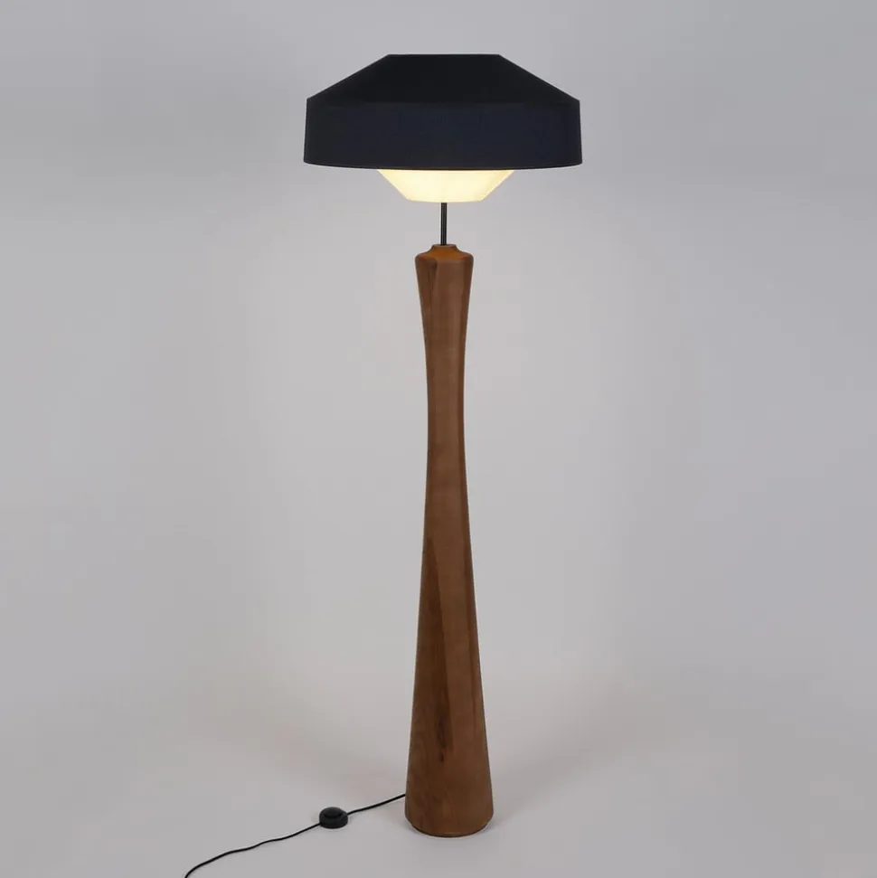 MARKET SET Mokuzaï gulvlampe, højde 170cm suna-grå