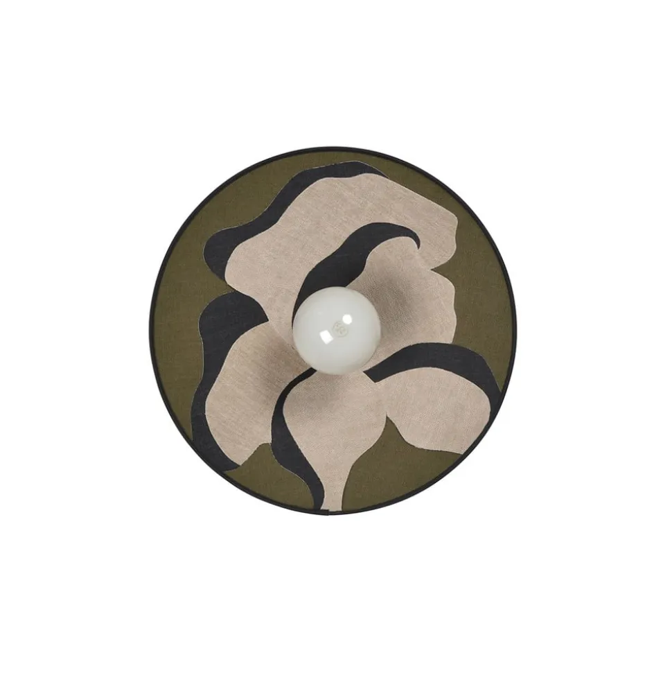 MARKET SET Sonia Laudet væglampe Ø 40 cm khaki