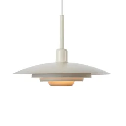 Markslöjd Hængelampe Piny, beige, Ø 35 cm, metal, E27