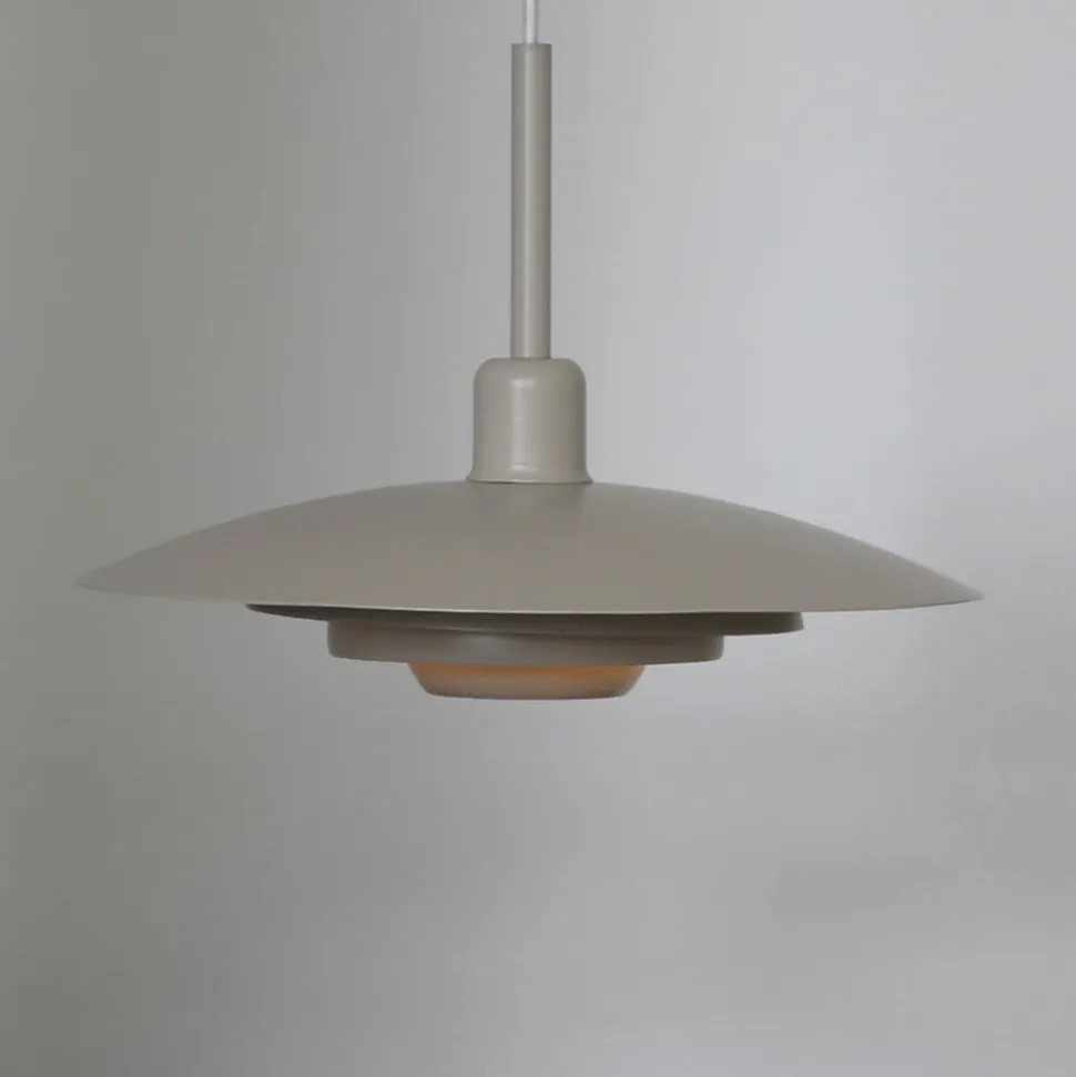 Markslöjd Hængelampe Piny, beige, Ø 35 cm, metal, E27