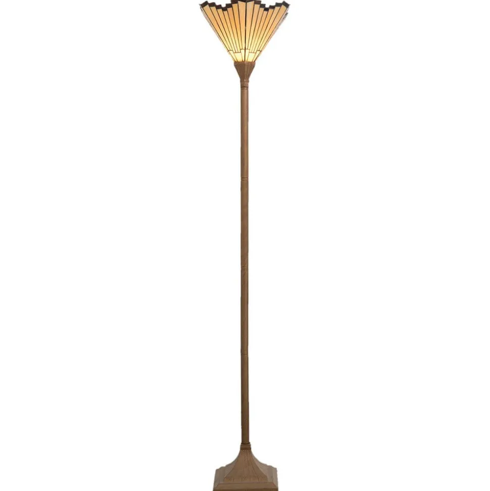 Marla - gulvlampe i Tiffany-stil