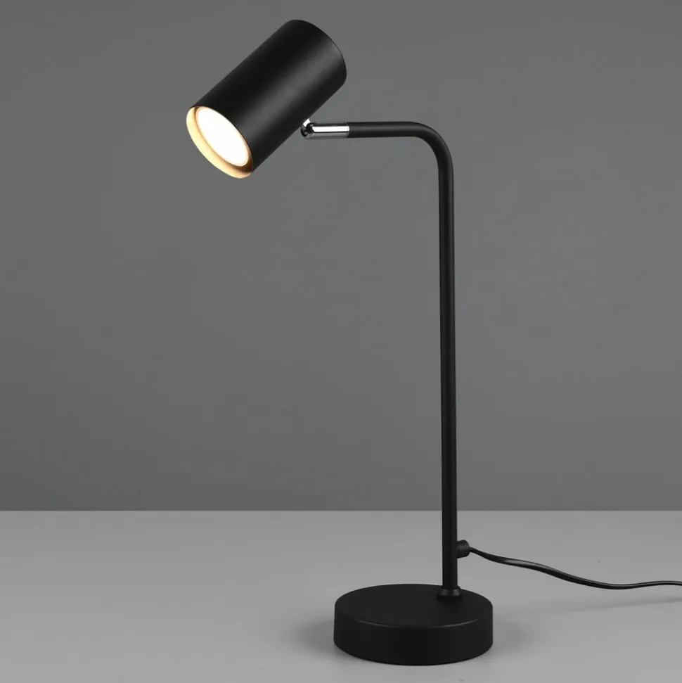Marley bordlampe, sort, højde 45 cm, metal