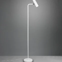Marley gulvlampe, hvid, højde 151 cm, metal