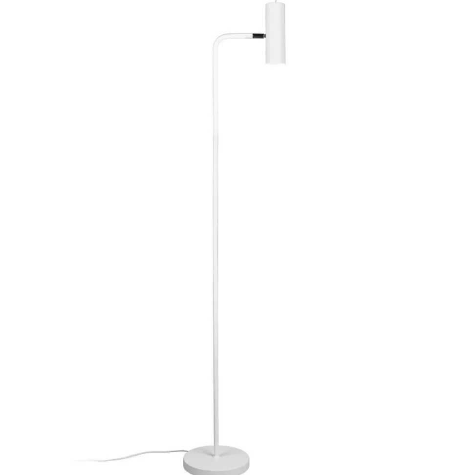 Marley gulvlampe, hvid, højde 151 cm, metal