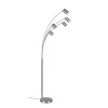 Marley gulvlampe, nikkel, højde 200 cm, 5 lyskilder, metal