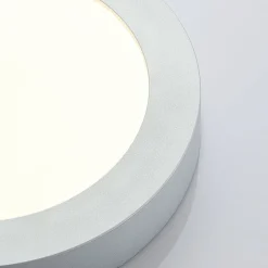 Marlo LED-loftlampe sølv 3000K rund 25,2cm