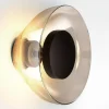 MARSET Aura LED-væglampe, Ø 18 cm, røggrå