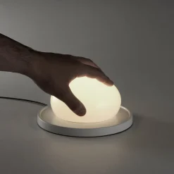 MARSET Bolita LED-bordlampe, kan dæmpes, hvid