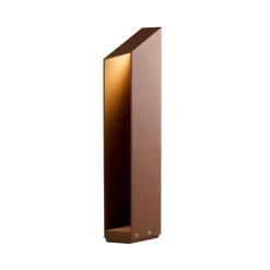 MARSET LED-sokkellampe Domus højde 55 cm rustfarvet aluminium