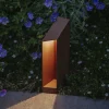 MARSET LED-sokkellampe Domus Højde 26 cm, rustbrun aluminium