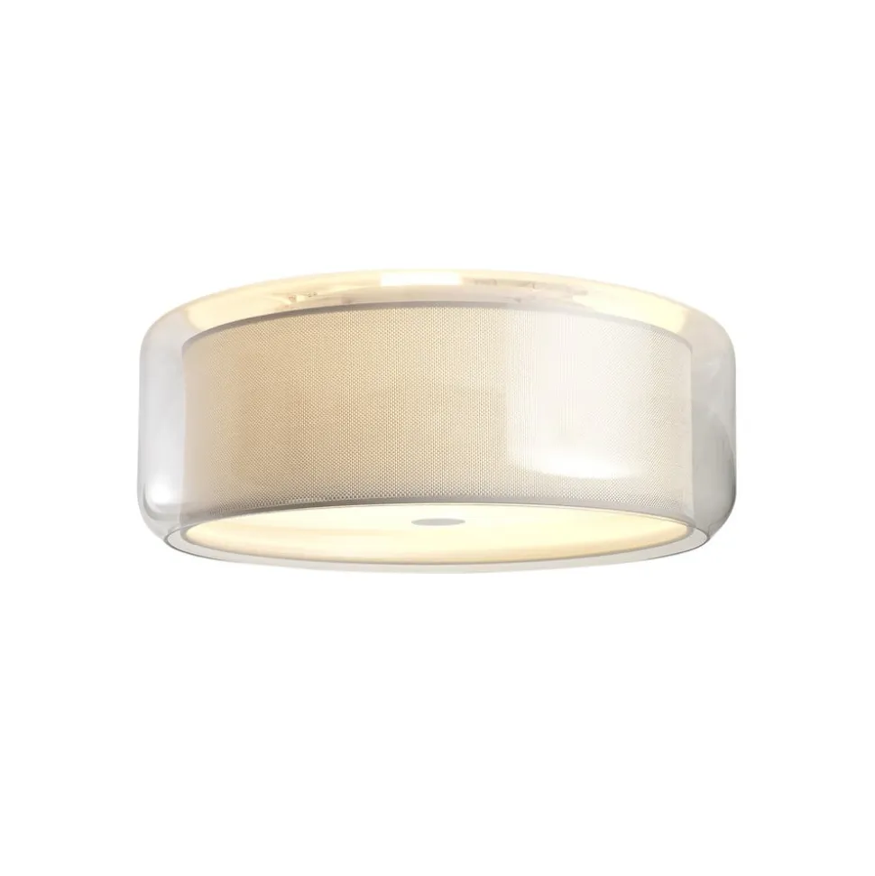 MARSET Mercer C loftlampe af glas og polyester