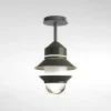 MARSET Santorini udendørs loftslampe, IP65, grå