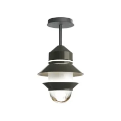 MARSET Santorini udendørs loftslampe, IP65, grå
